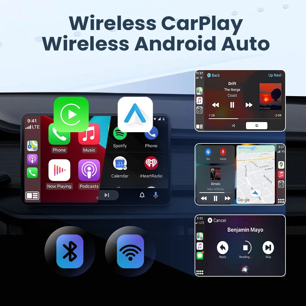Hub CarPlay & Android Auto Inalámbrico Pro